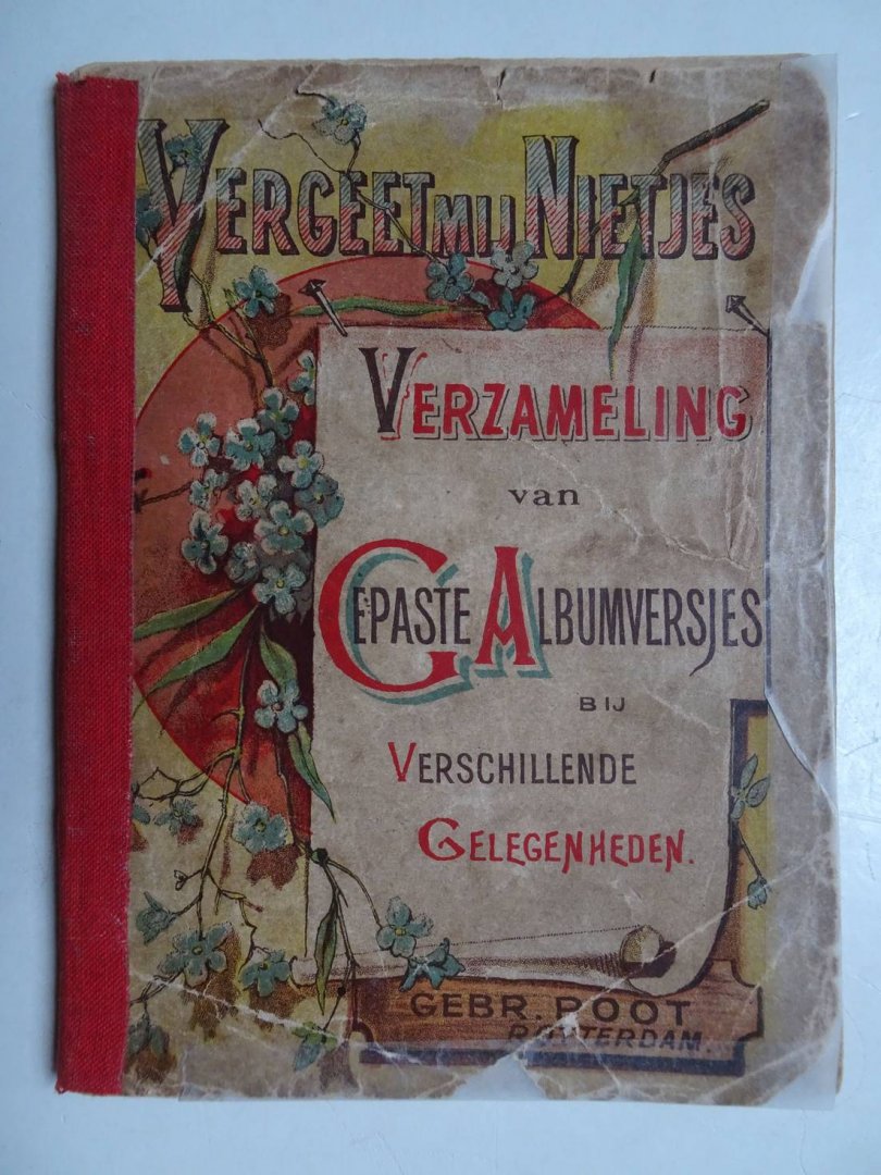 N.n.. - Vergeet-mij-Nietjes.Verzameling van Albumversjes voor verschillende gelegenheden.