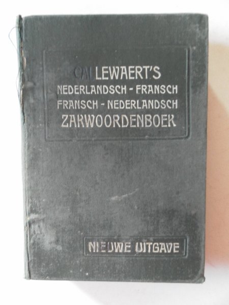 Droogenboeck, M.J.A. van - Callewaert's nieuw Nedelandsch-Fransch Fransch-Nederlandsch zakwoordenboek