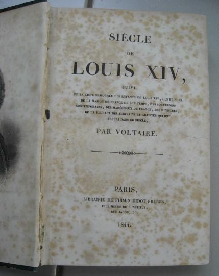 Voltaire - Siècle de Louis XIV