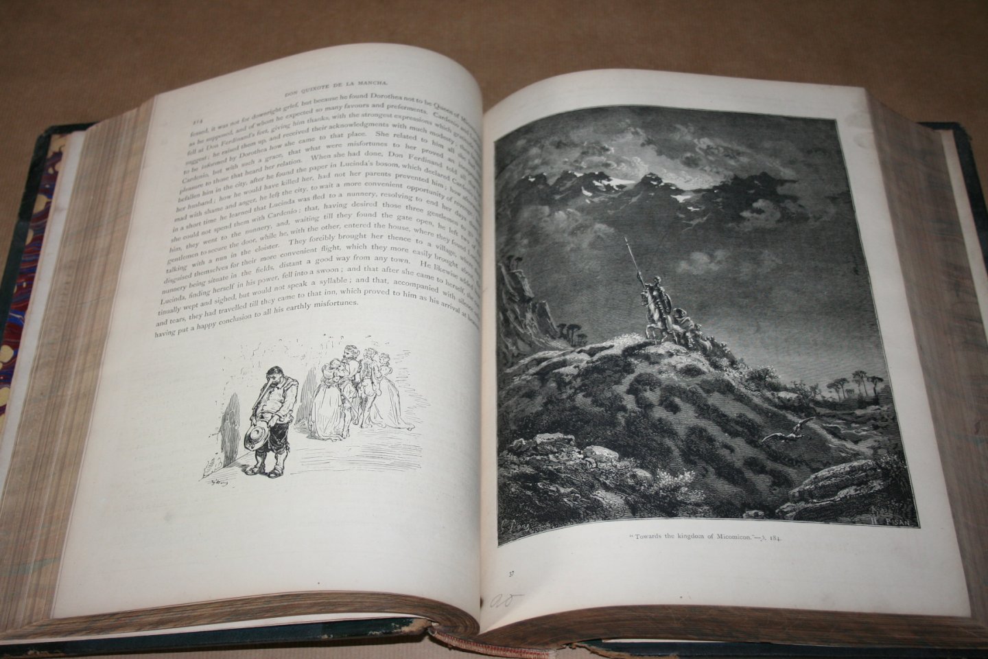 Cervantes  (Gravures van Gustave Dorë) - The history of Don Quixote