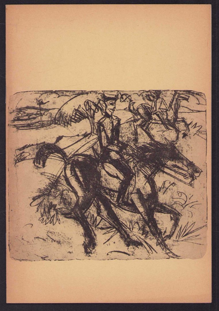 Hans Fehr - Erinnerungen an Ernst Ludwig Kirchner (weihnachtsdruck 1955)