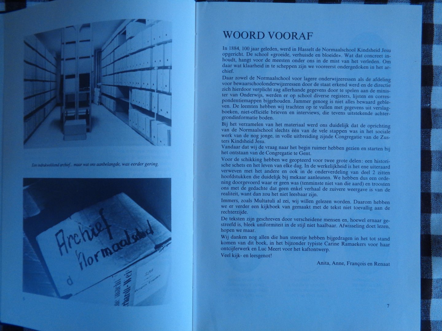 marina rerren-anita dewil-an hoefnagels-francois joosten - honderd jaar normaalschool kindsheid jesu  te hasselt