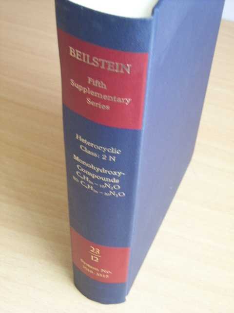  - Beilstein Handbook of Organic Chemistry. Fifth Supplementary Series Covering the Literature from 1960 through 1979. Volume 23. Part 12. System No. 3510 - 3515. Heterocyclic Class: 2 N