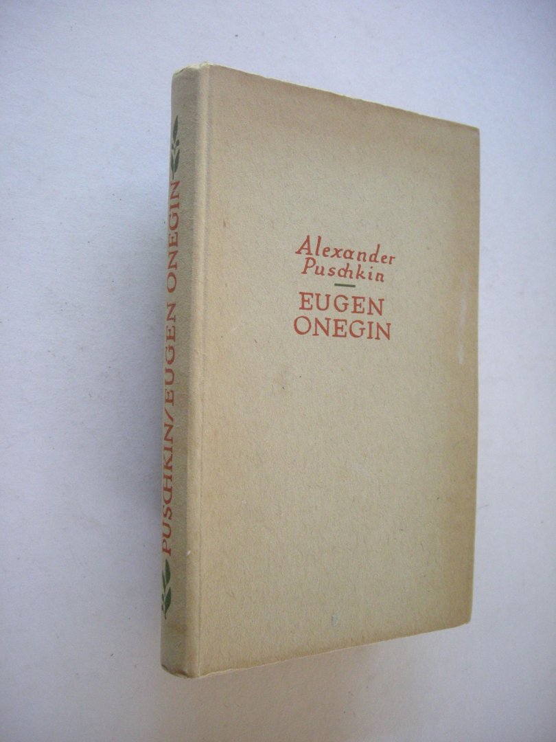 Puschkin, Alexander - Eugen Onegin, Roman in Versen
