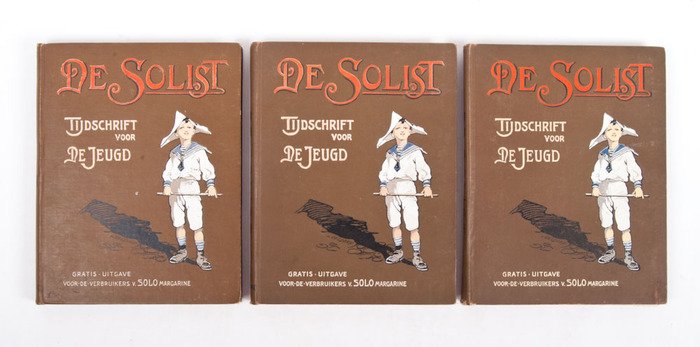 Divers - De Solist - Tijdschrift voor de jeugd 2e jaargang 1911-1912 (middelste van de drie).