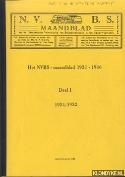 Diverse auteurs - Het NVBS-maandblad heruitgave, deel 1, 1931/1932