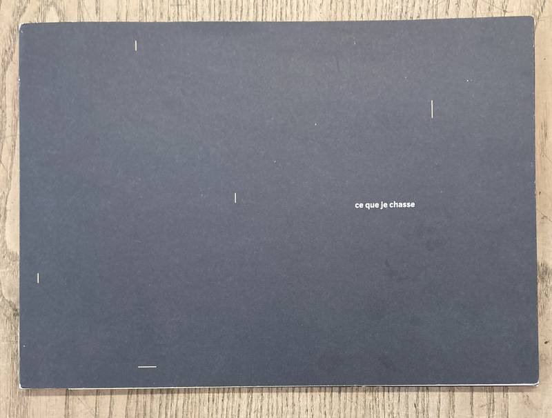 ROMANG, GENEVIÈVE - Commun m'est là d'ou je pars; car j'y reviendrai de nouveau.  Fragment V.