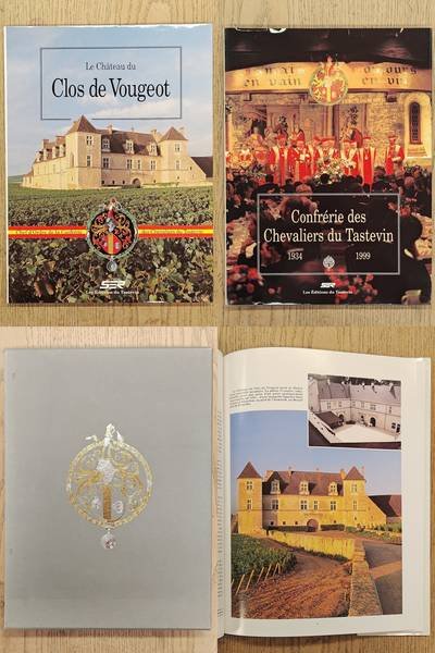 BAZIN, JEAN-FRANCOIS. & NARBONNE, ROLAND DE. - Confrérie des Chevaliers du Tastevin 1934-1999, Le Château du Clos de Vougeot. Chef d'Ordre de la Confrérie des Chevaliers du Tastevin [2 Volumes in Slipcase]