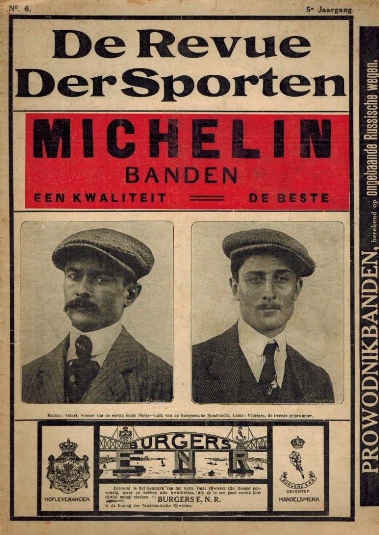 LAUER, LEO - De Revue der Sporten 1911 -5e Jaargang No. 6