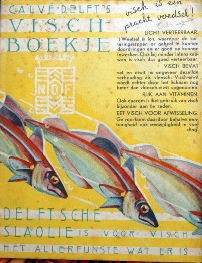 Calve Delft - Visch-boekje ,Calve Delft