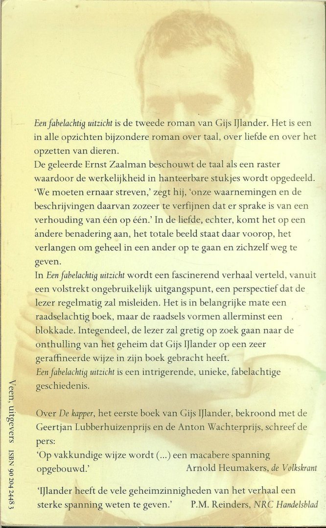 IJander Gijs   ..  Omslag Marlous Bervoets - Een Fabelachtig uitzicht