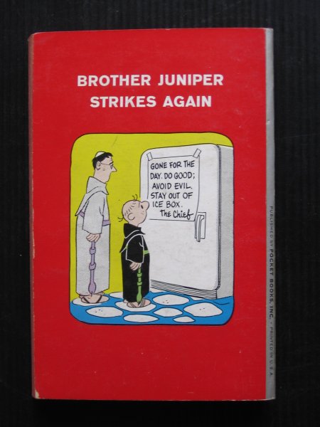 McCarthy, Father Justin - Brother Juniper strikes again