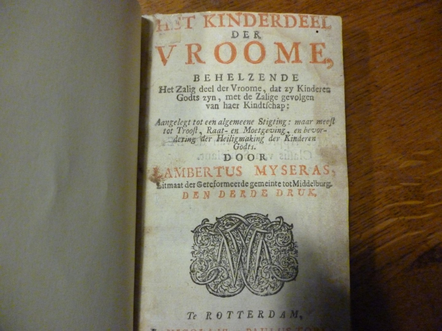 Myseras Lambertus - Het kinderdeel der vroome