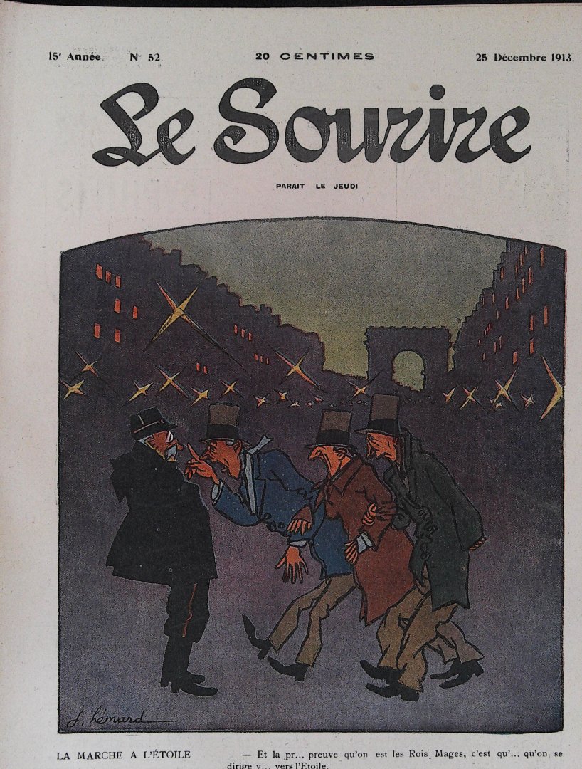 Redactie - Le sourire 25 decmeber 1913 ( Dessin de J. de Hemard )