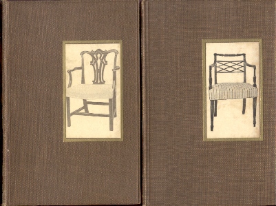 Blake, J.P. / Reveirs-Hopkins, A.E. - Little books about old furniture (English Furniture: I. Tudor to Stuart - II. Queen Ann - III. Chippendale and his school - IV. The Sheraton period (Post-Chippendale designers 1760-1820).