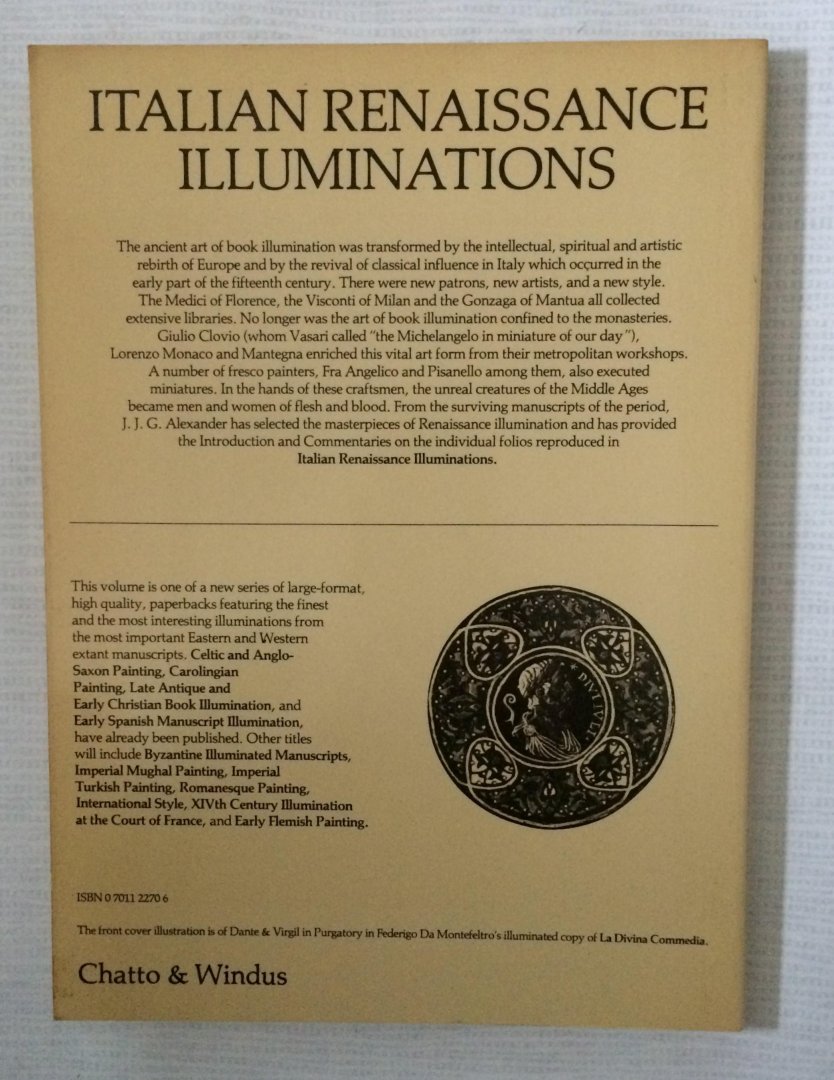 Alexander J.J.G. - Italian Renaissance illuminations