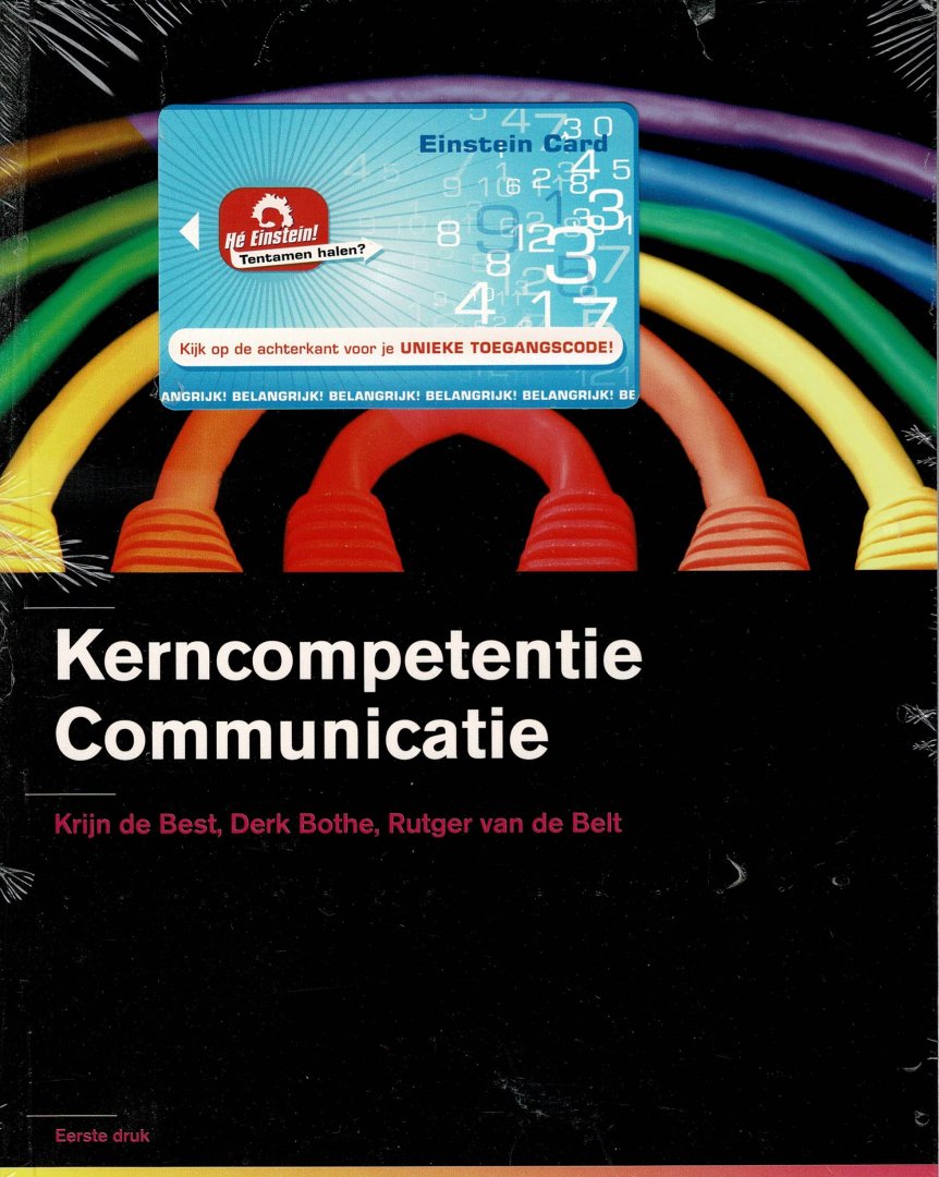 Belt, R. van de - Kerncompetentie communicatie