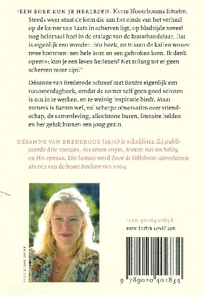 Brederode, Désanne van - Barsten   Zomerdagboek
