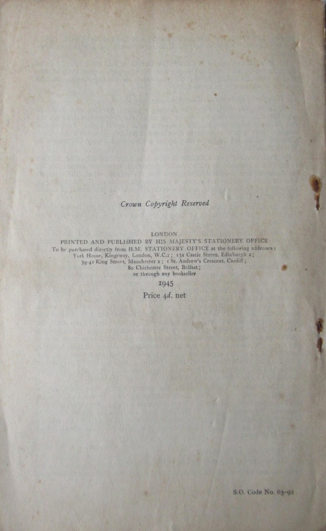 Treasury, H.M. - Statements relating tot the atomic bomb