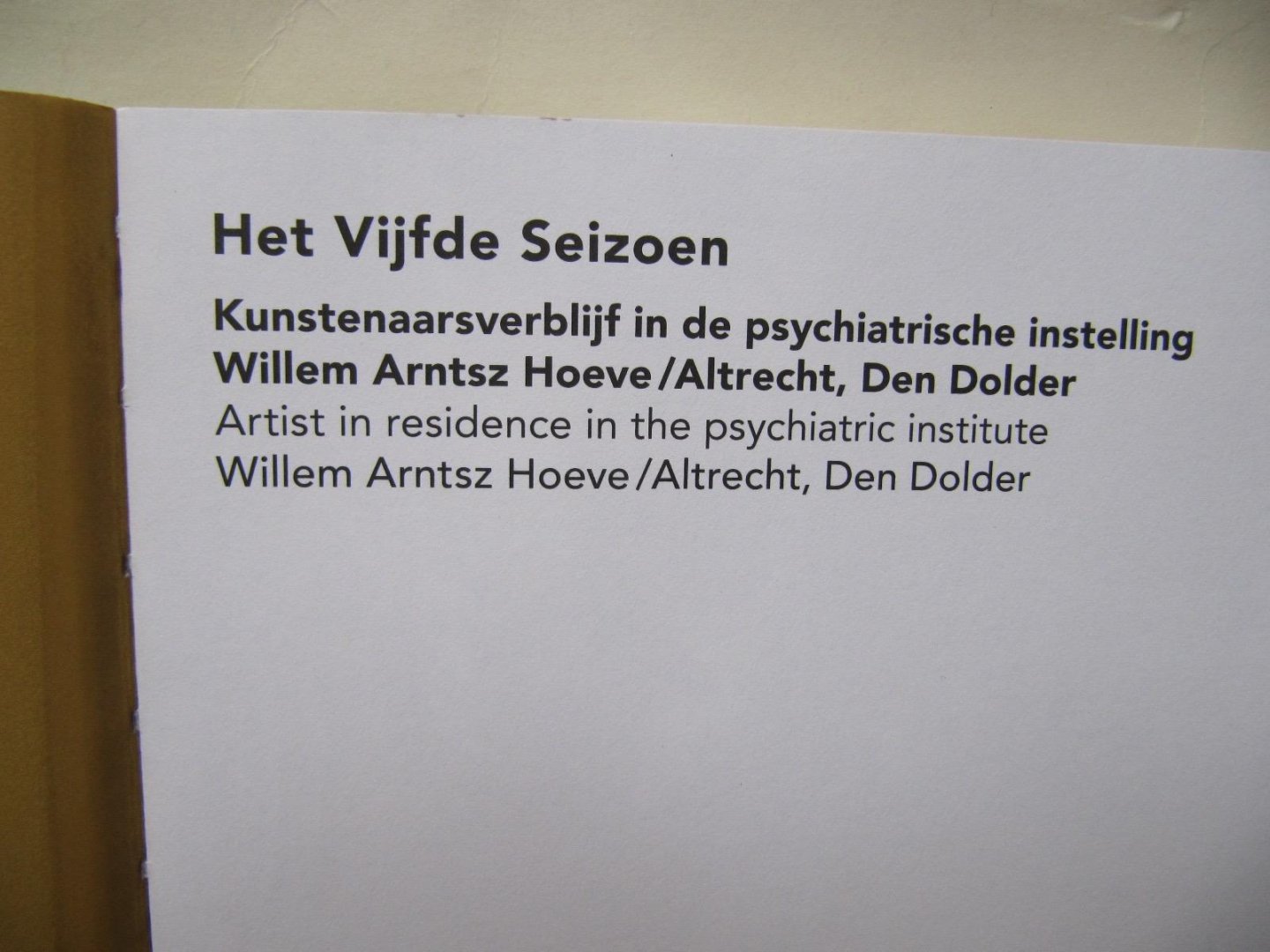 Buro Friedli van der Hoeven - Het Vijfde Seizoen