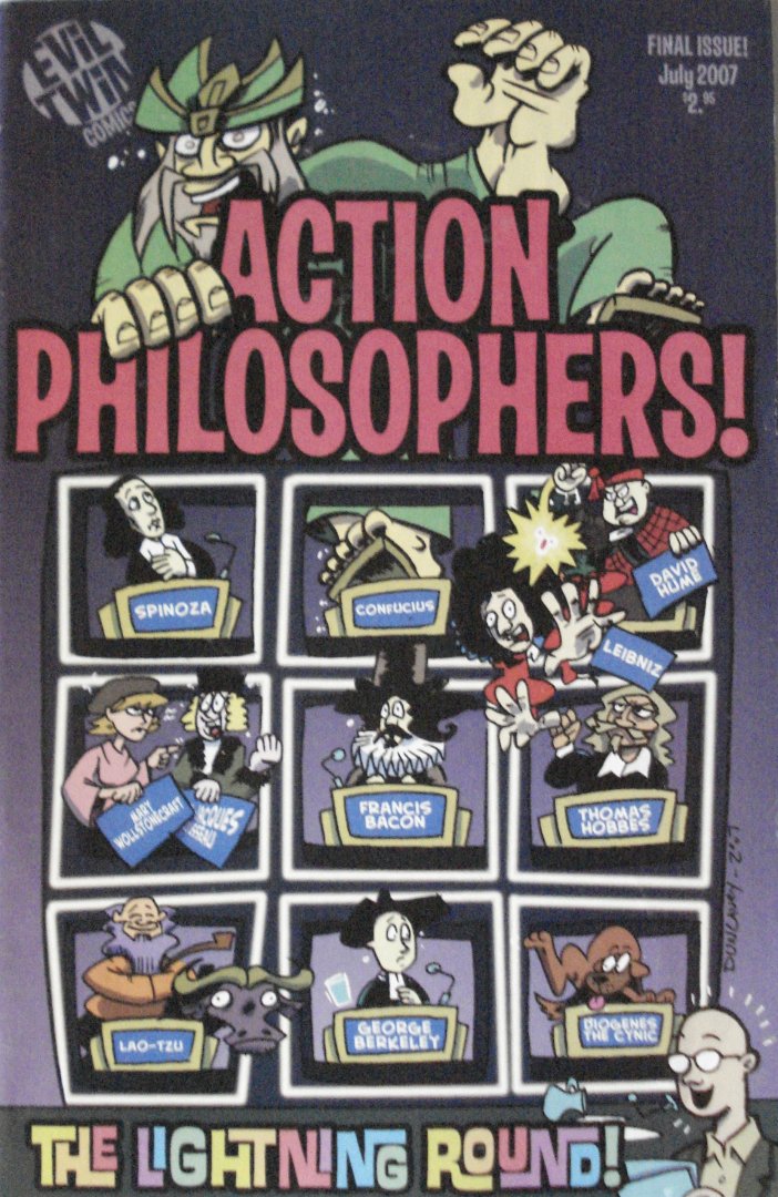 Lente, Fred van en Dunlavey, Ryan - Action Philosophers ! July 2007. The Lightning Round !