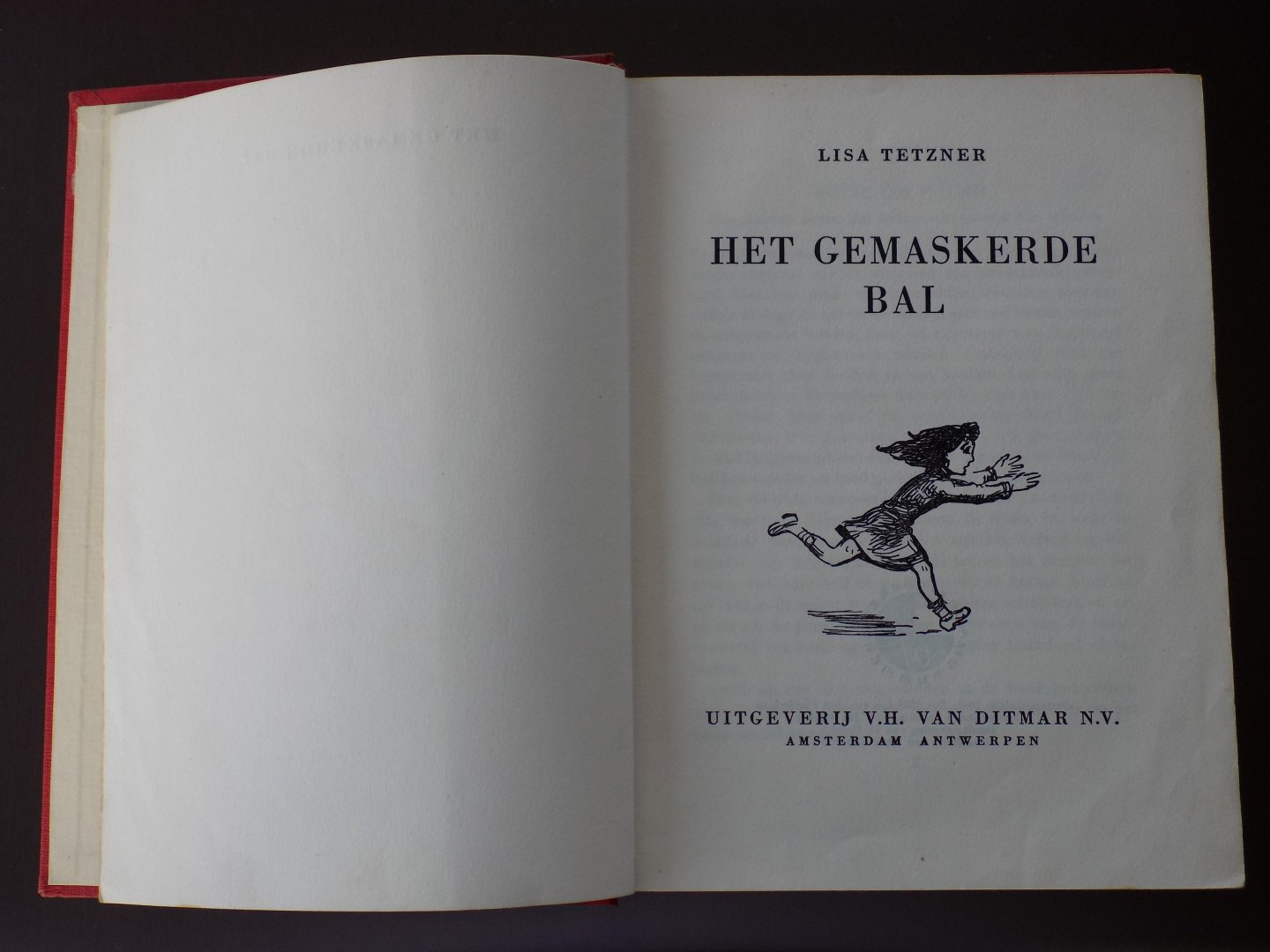 Tetzner,Lisa - HET GEMASKERDE BAL.Illustraties van Theo Glinz.