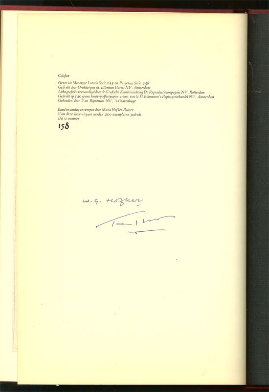 Ton Koot - Collectorsitem:  - Amsterdamse poortjes 1480-1880 - Tekeningen W.G. Hofker.