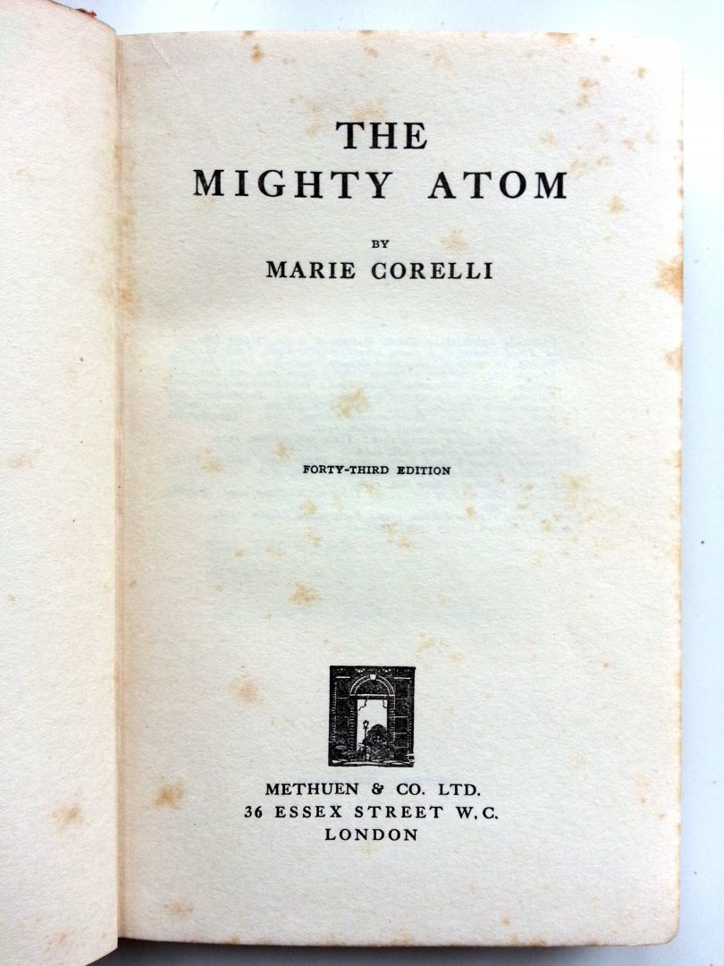 Corelli, Marie - The Mighty Atom (ENGELSTALIG)