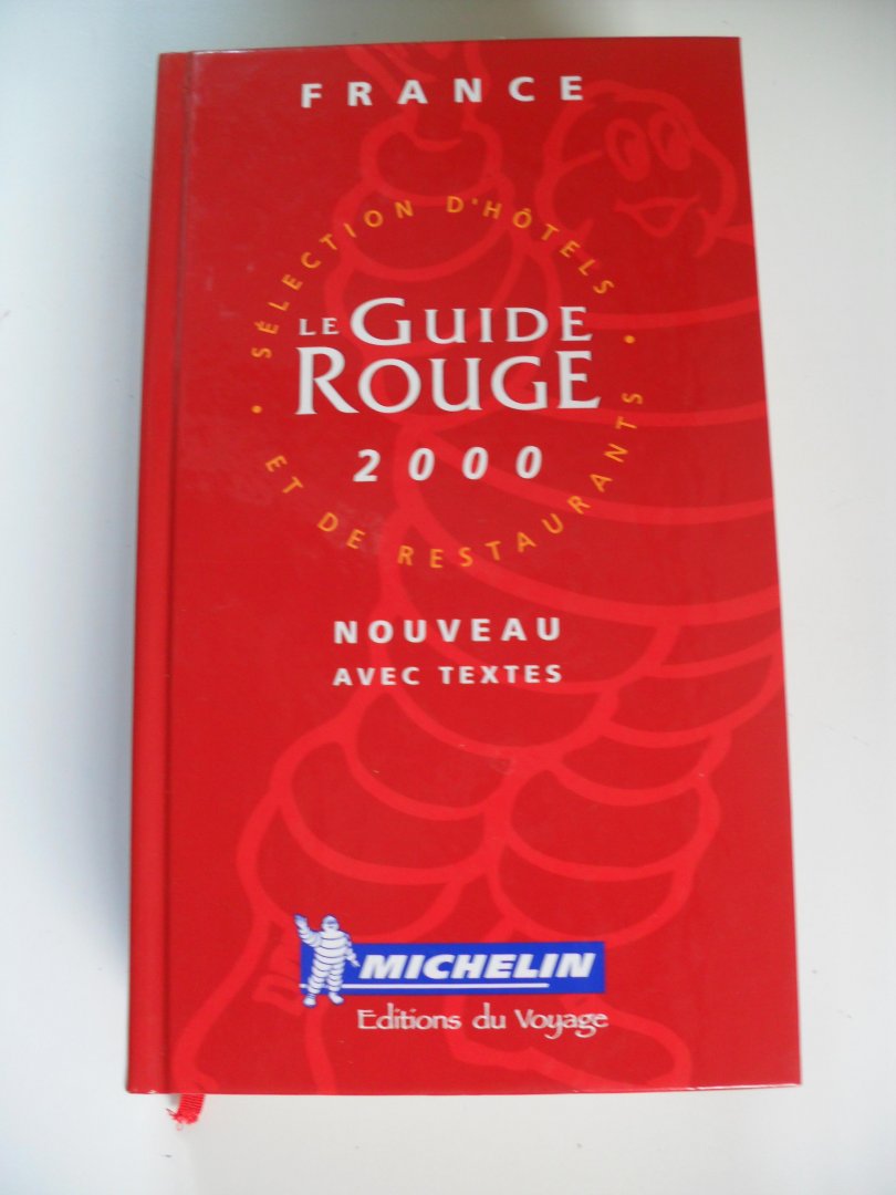 michelin - Michelin France 2000   HOTELS/REST.Le ROUGE