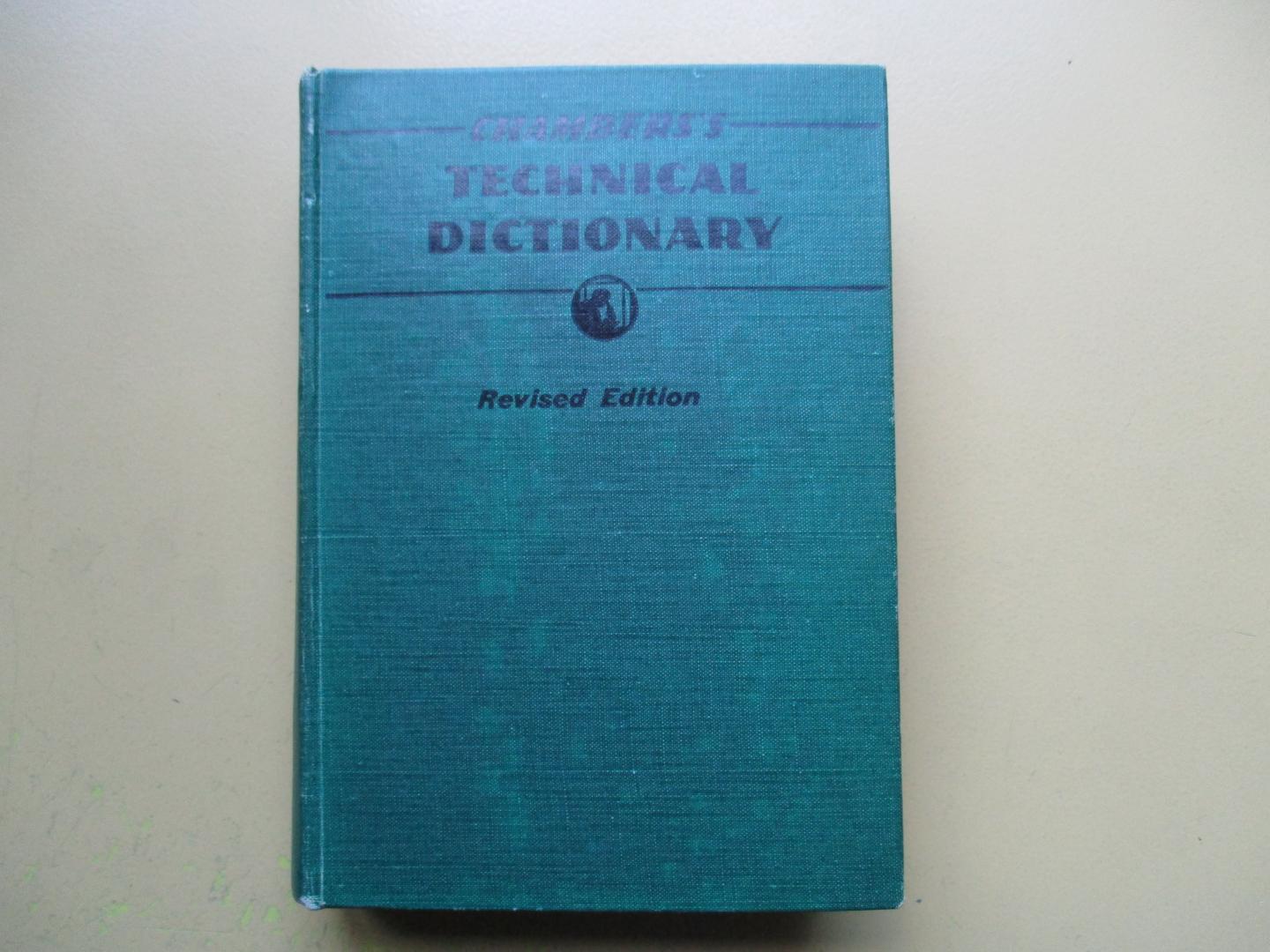 Tweney, C. F.  / L. E. C. Hughes - Technical Dictionary