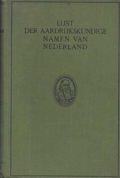 E.J. Brill - Lijst der Aardrijkskundige namen van Nederland