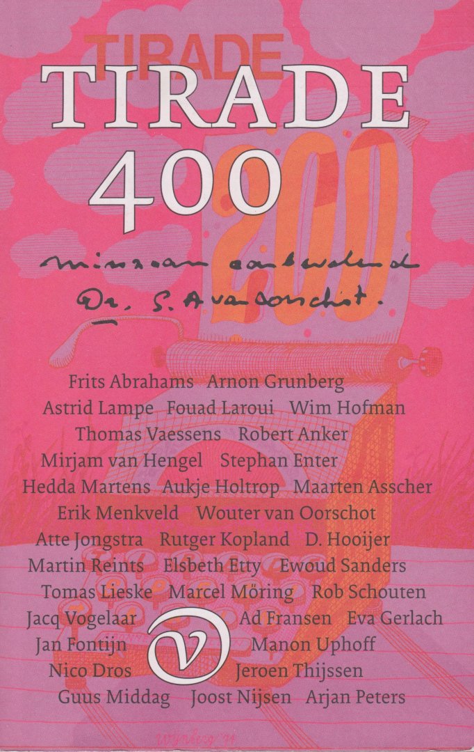 Diverse auteurs - Tirade, september 2003, jrg. 47, nr. 400