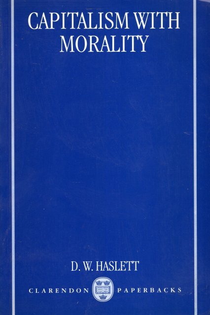 Haslett, D.W. - Capitalism with morality.