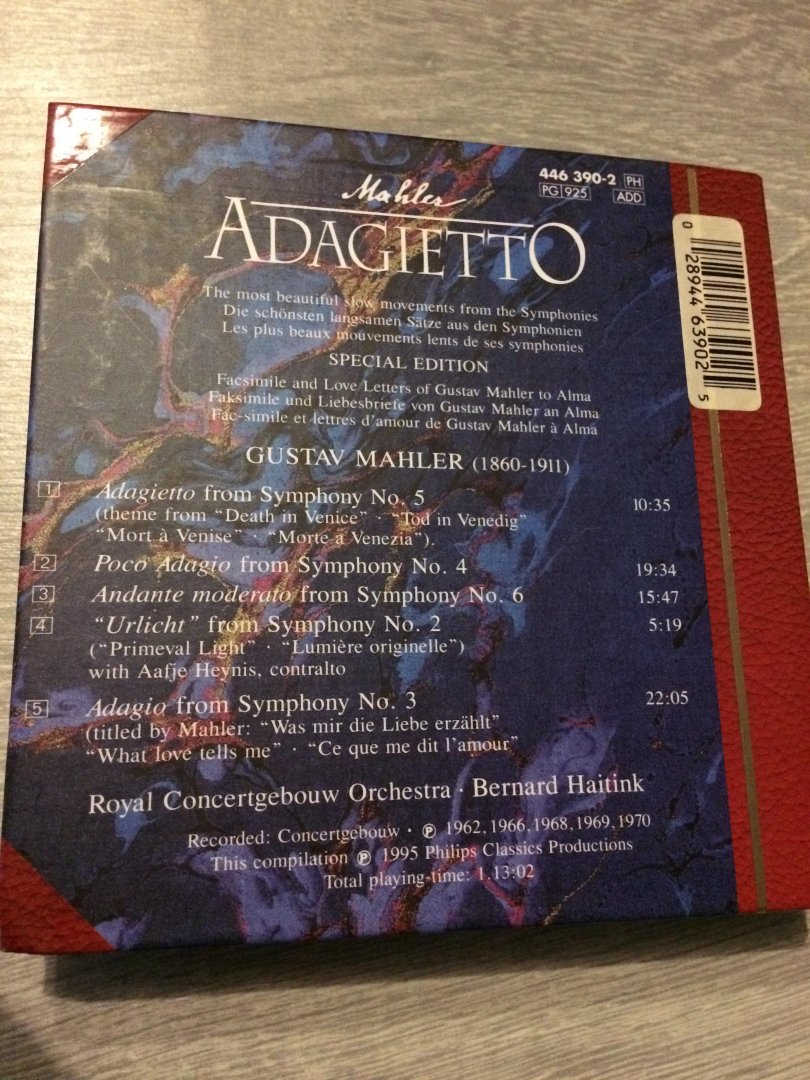 Adagietto - Muzikale liefdesbrieven