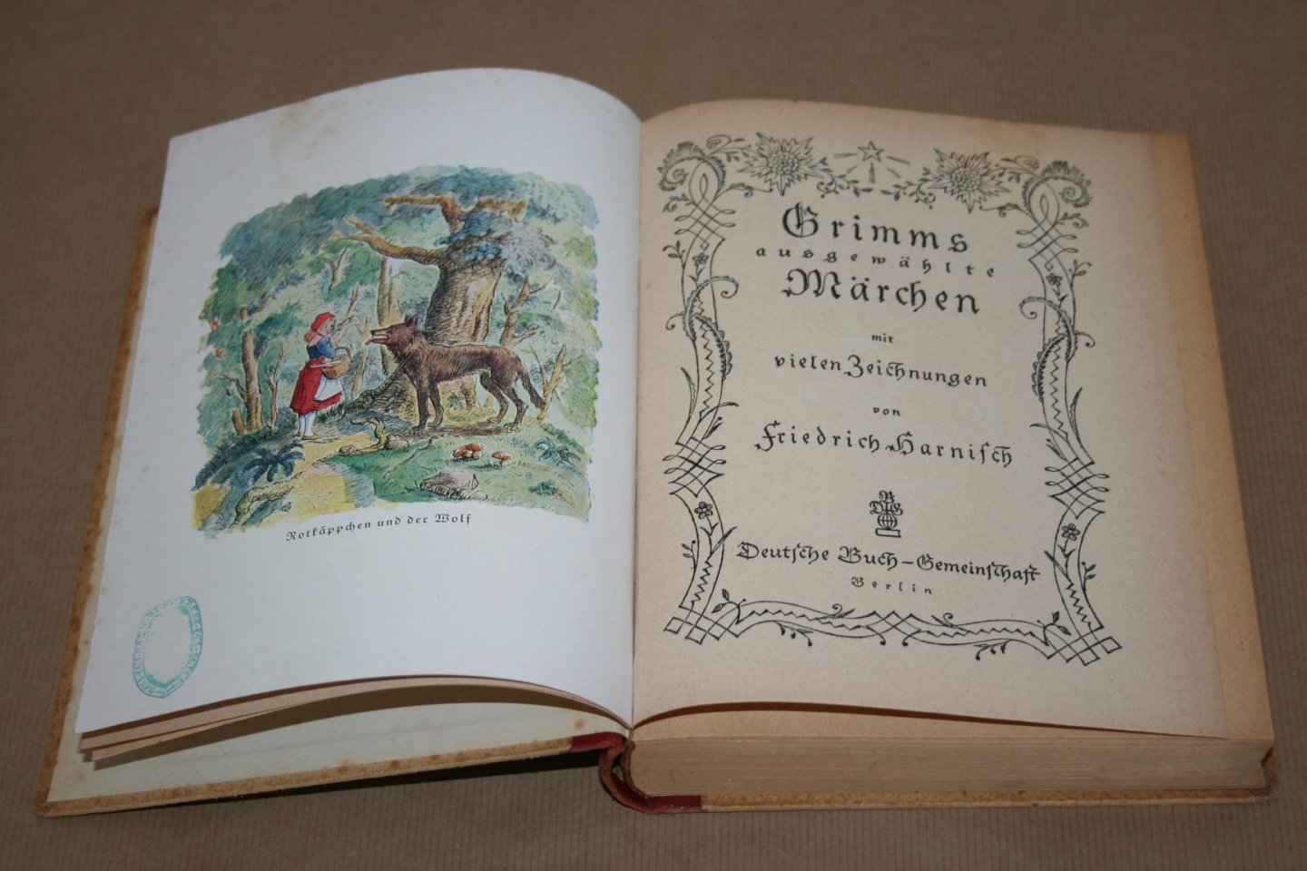 Illustraties - Friedrich Harnisch - Grimms ausgewählte Märchen