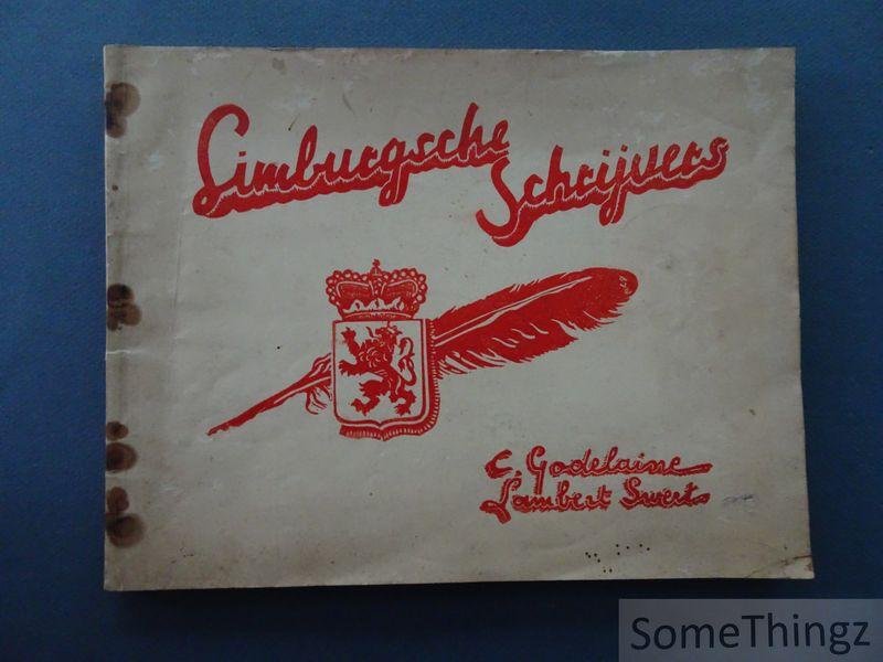 Godelaine, Constant en Swerts, Lambert. - Limburgsche schrijvers.