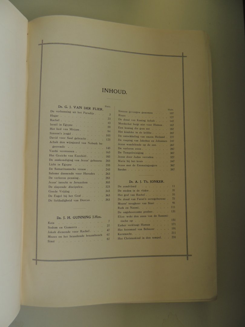 Flier,Dr. G.J. van der; Gunning, Dr. J.H. (JHzn); Jonker, Dr. A.J.Th.; Nes, Dr. H.M. van ; Ulfers, S. (bijschrijvingen bij getoonde platen) - Gewijde Kunst, Honderd platen naar schilderijen van bekende meesters ( uit A.G. TEMPLE's "Sacred Art") met bijschriften