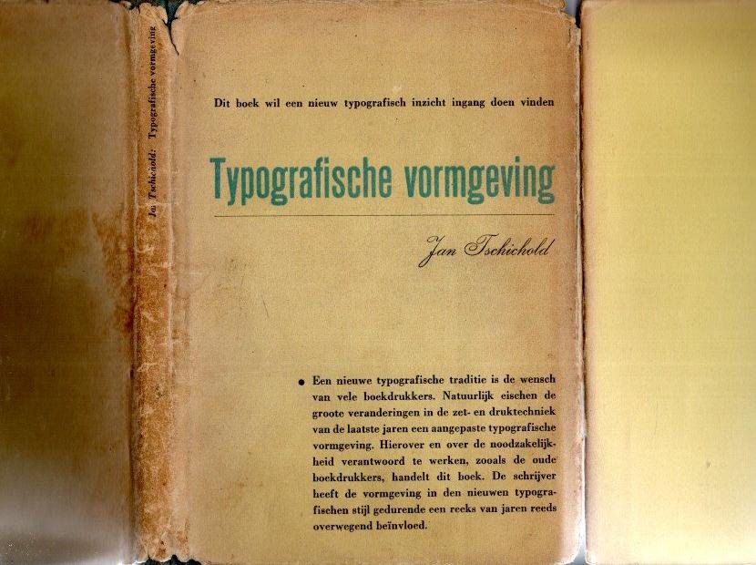 TSCHICHOLD, Jan - Typografische vormgeving.