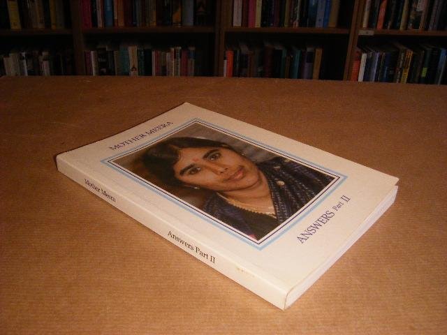 Meera, Mother - Answers  part II.