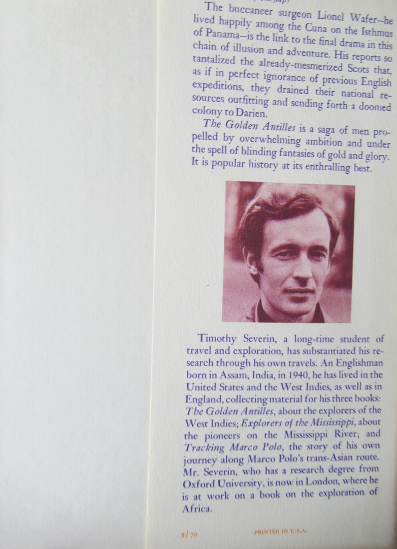 Severin, Timothy - The golden Antilles