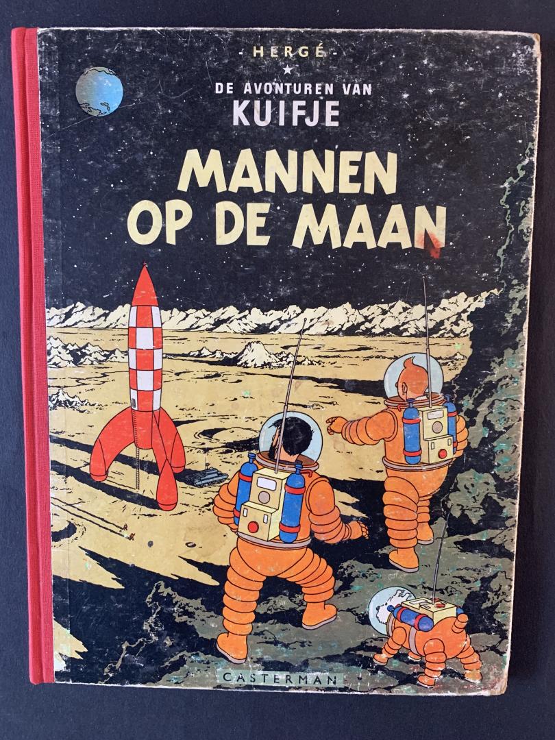 Hergé - Kuifje mannen op de maan harde kaft,herdruk