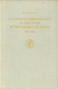 JONGELING, DR. B - A classified bibliography of the finds in the desert of Judah 1958 - 1969