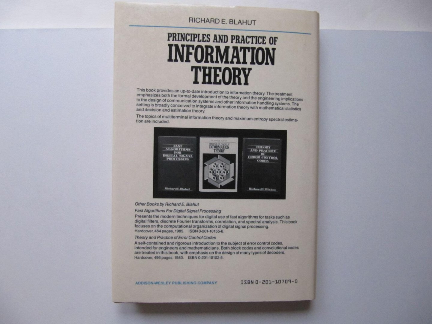 Richard E. Blahut - Principles and Practice of Information Theory