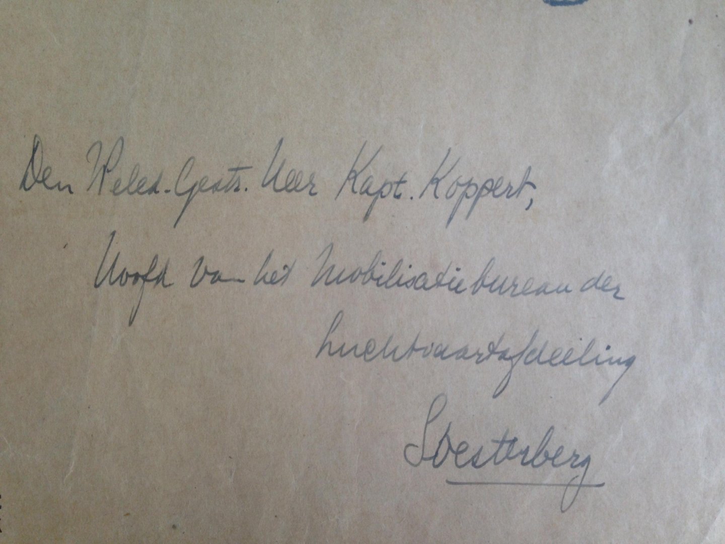  - Envelop NV Nederlandsche Vliegtuigenfabriek