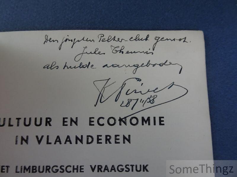 Pinxten, Karel. - Kultuur en economie in Vlaanderen: het Limburgsche vraagstuk