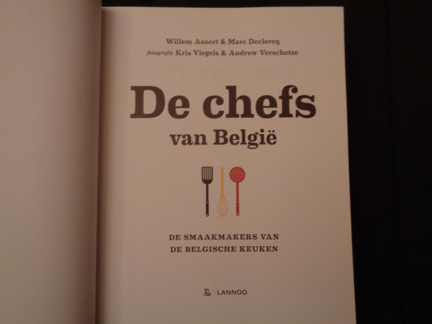 Declerq, marc - De chefs van Belgie