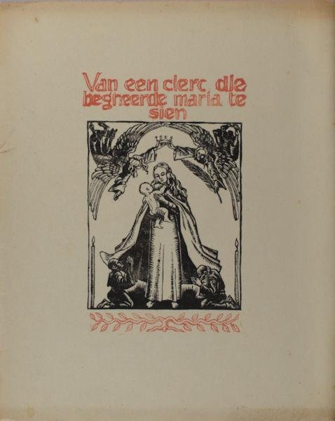Breda, Aart van (druk). - Van een clerc die begheerde Maria te sien.