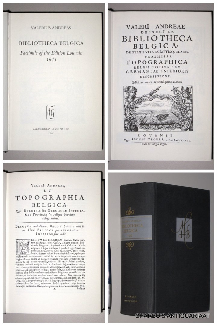 ANDREAS, VALERIUS, - Bibliotheca Belgica.
