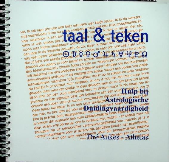 Aukes, Dré - Taal en teken. Hulp bij Astrologische Duidingsvaardigheid