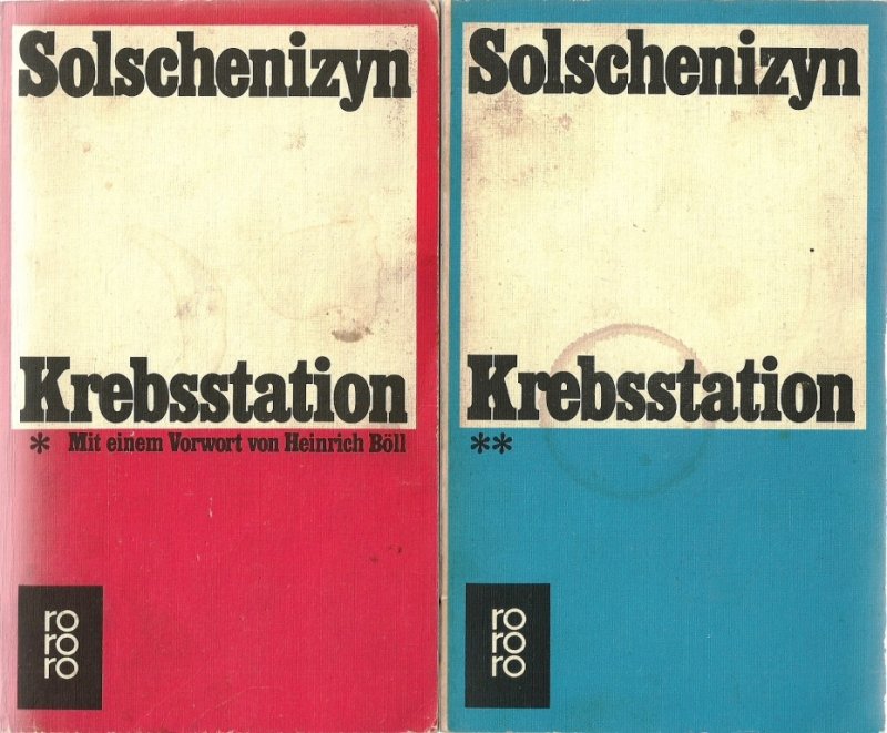 Solschenizyn, Alexander - Krebsstation I & II